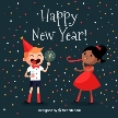 Free Vector | New year background with happy children